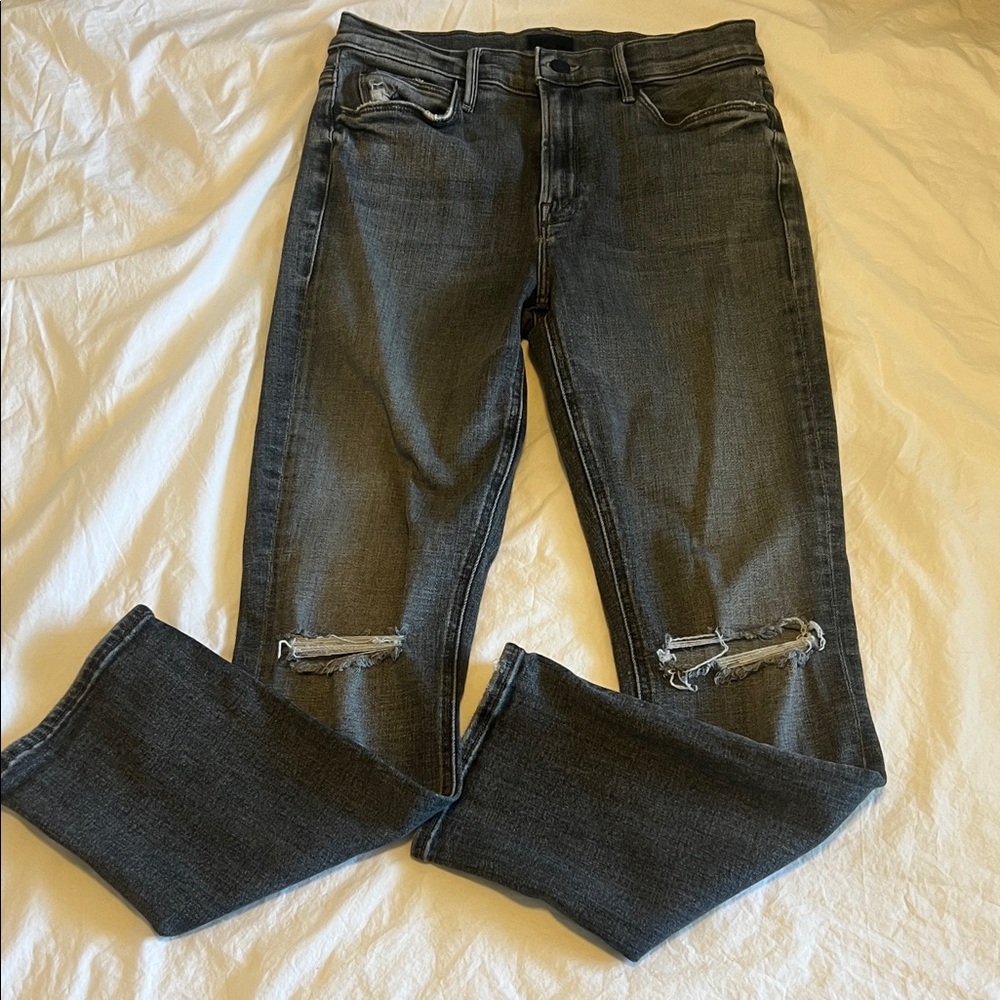MOTHER The Mid Rise Dazzler Ankle Jeans • Open Later • Size 28